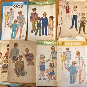 Vintage Boys’ Sewing Patterns